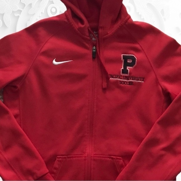 Nike Womens Soccer Pacific University Soccer Warm Up Jacket/Hoodie Size Medium - Picture 3 of 6